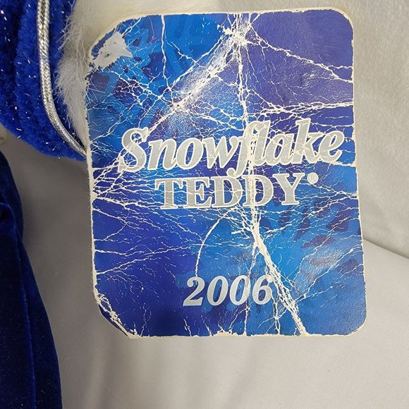 Dan Dee Snowflake Teddy Holiday Bear Plush Boy Stuffed Animal Collectible 2009 - Picture 11 of 12